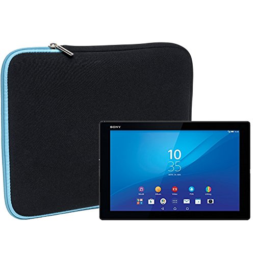 Slabo Tablet Tasche Schutzhülle für Sony Xperia Z4 Tablet-PC Hülle Etui Case Phablet aus Neopren – TÜRKIS/SCHWARZ von Slabo