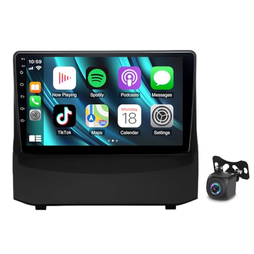 Slakerbe Android 13 Autoradio 2 Din mit Carplay Android Auto kompatibel mit Ford Fiesta MK6 2008-2016, 2G+32G 9 Zoll Auto Radio Stereo mit Bluetooth Navi WiFi FM RDS Rückfahrkamera Mic Slakerbe Android 13 Autoradio 2 Din mit Carplay Android Auto kompatibel mit Ford Fiesta MK6 2008-2016, 2G+32G 9 Zoll Auto Radio Stereo mit Bluetooth Navi WiFi FM RDS Rückfahrkamera Mic von Slakerbe
