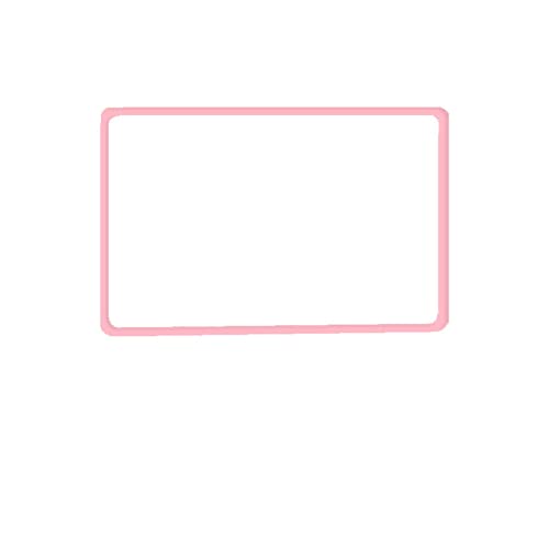 Slakerbe Auto Display Monitor Rahmen Silikon Schutzhülle Antikollision Mittelkonsole Display Trim Rahmen Kompatibel für 3/Y Modell, Rosa von Slakerbe