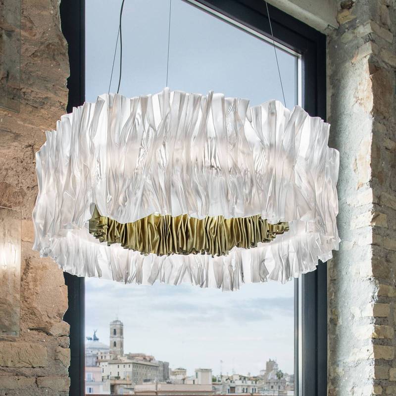 Slamp Accordéon LED-Hängeleuchte gold 2.700 K von Slamp