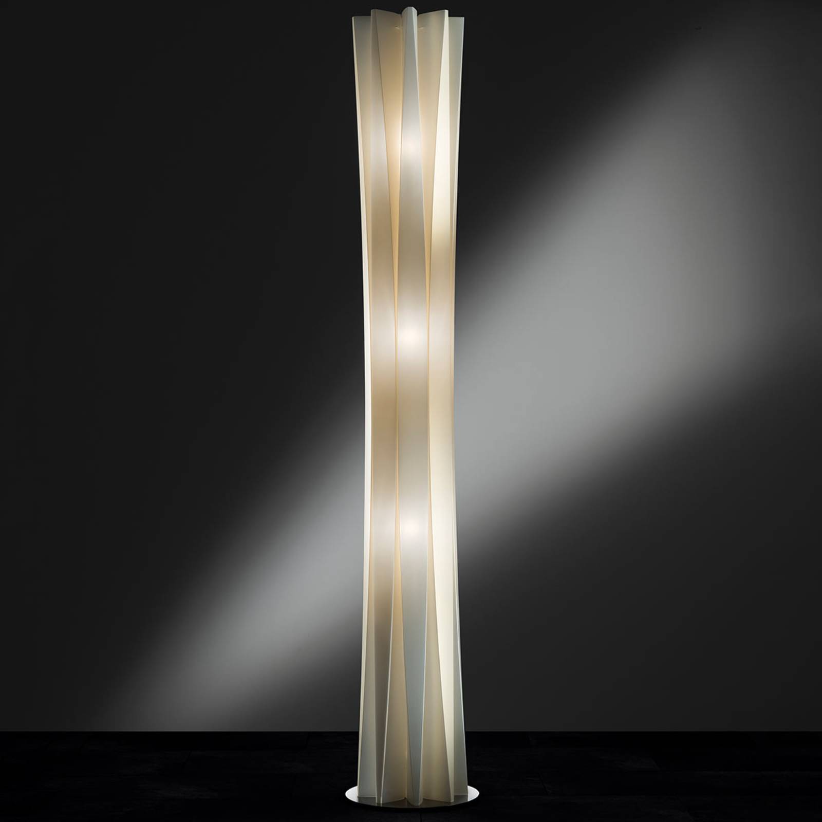 Slamp Bach Stehleuchte, Höhe 184 cm, gold von Slamp