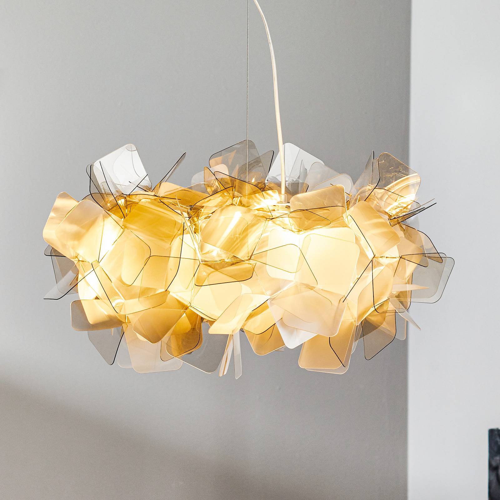 Slamp Clizia - Designer-Pendelleuchte, rauchgrau von Slamp