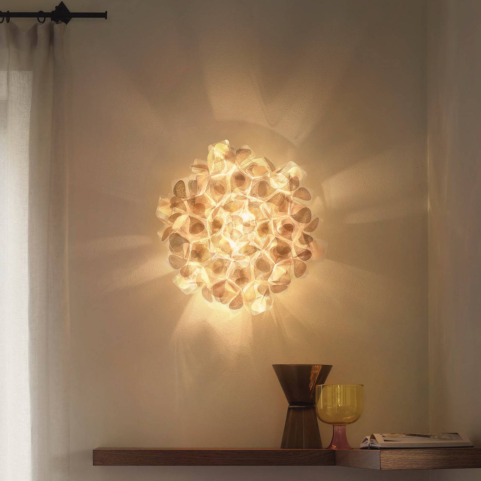 Slamp Clizia Mama Non Mama Wandlampe gold Ø53cm Slamp Clizia Mama Non Mama Wandlampe gold Ø53cm von Slamp