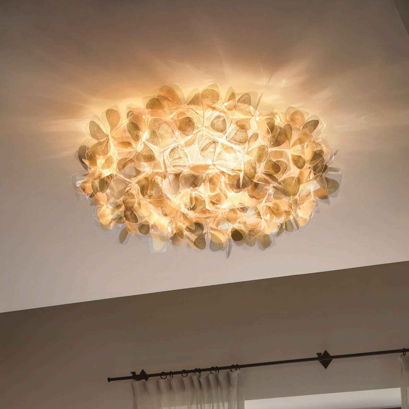 Slamp Clizia Mama Non Mama Wandlampe gold Ø78cm Slamp Clizia Mama Non Mama Wandlampe gold Ø78cm von Slamp