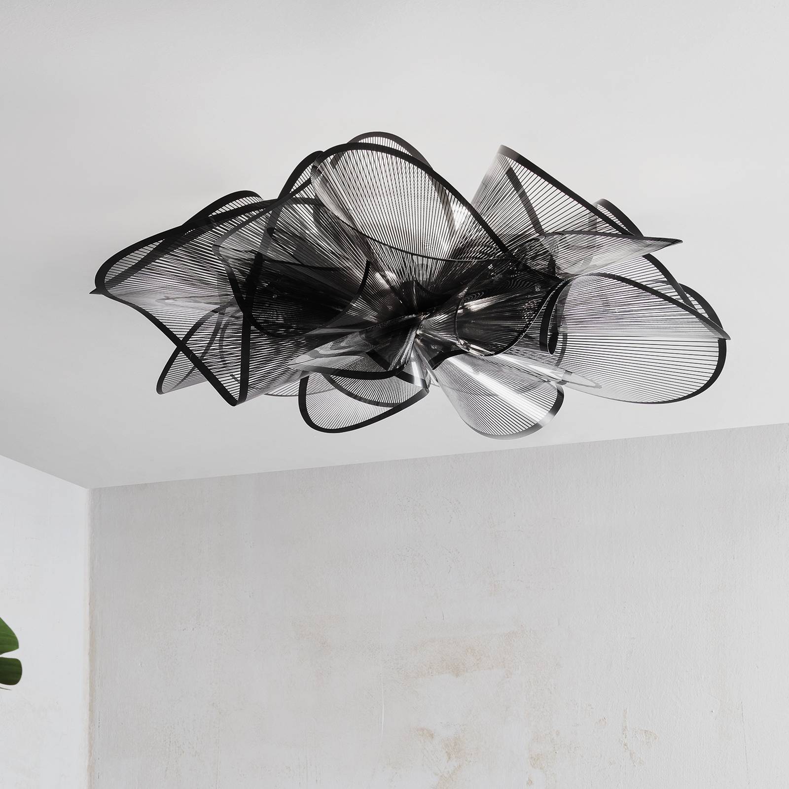 Slamp Étoile Ceiling LED-Deckenleuchte, schwarz von Slamp