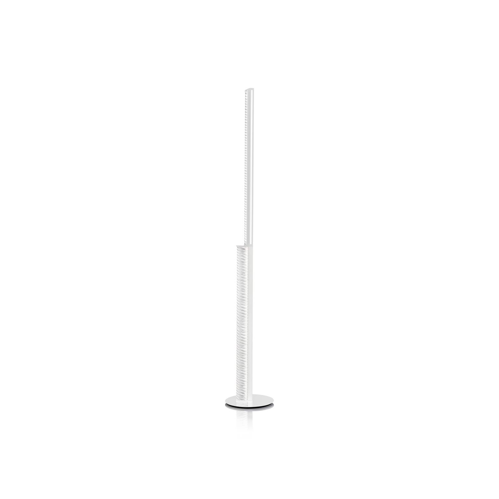 Slamp LED-Stehlampe Modula gedreht, plissé, hellgrau Slamp LED-Stehlampe Modula gedreht, plissé, hellgrau von Slamp
