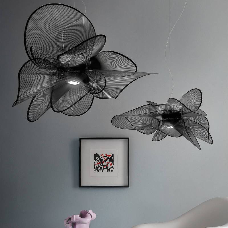 Slamp La Belle Étoile LED-Hängelampe schwarz Ø73cm von Slamp