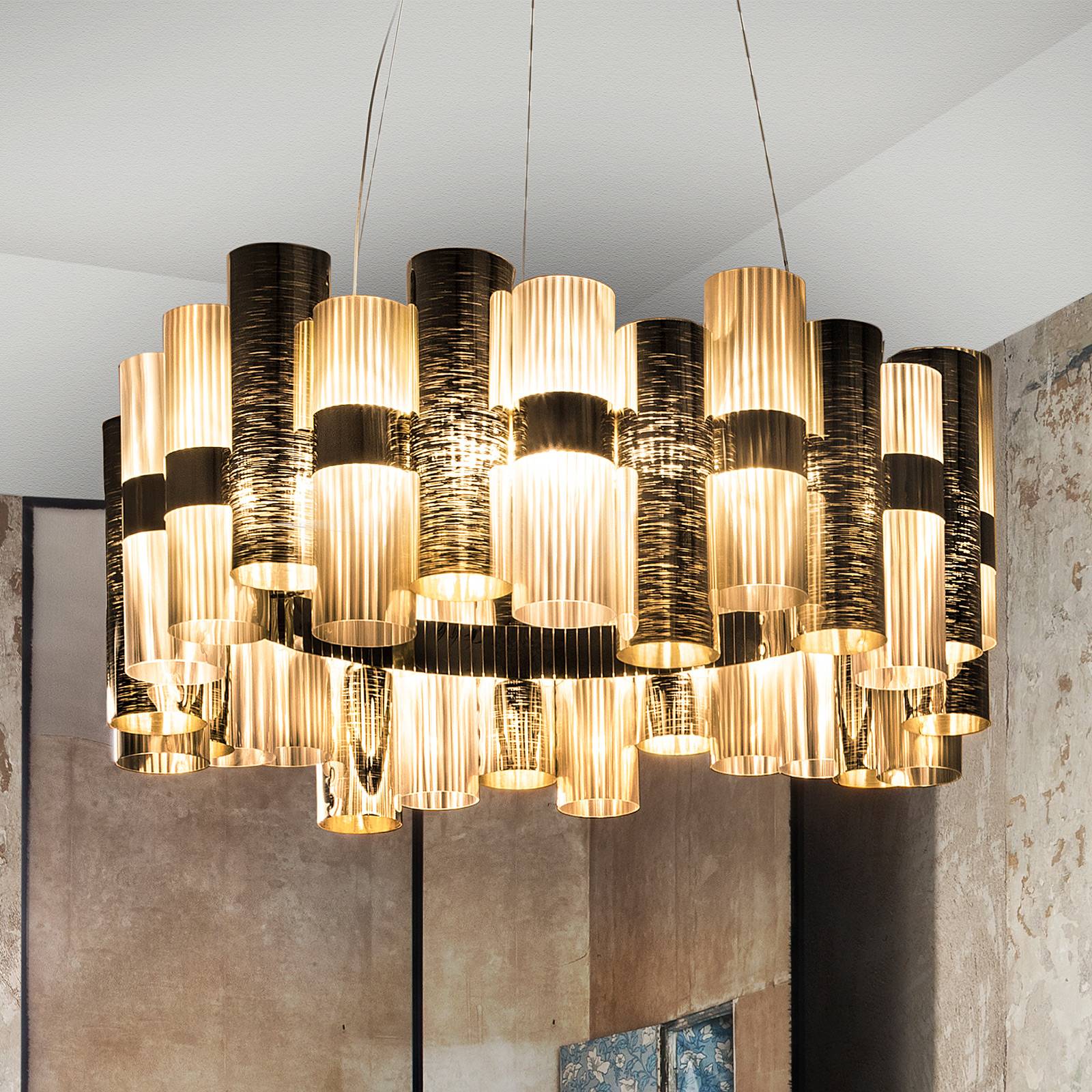 Slamp La Lollo L LED-Hängelampe, Ø80cm, gold Slamp La Lollo L LED-Hängelampe, Ø80cm, gold von Slamp