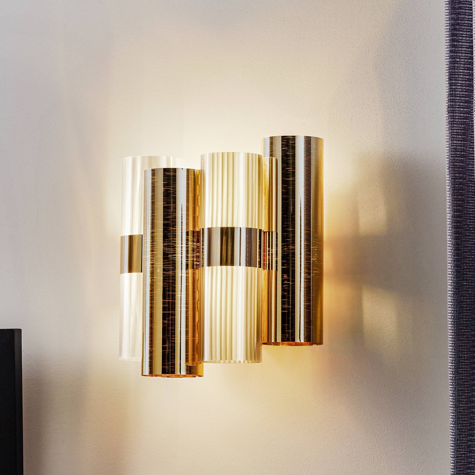 Slamp La Lollo Wandleuchte, goldfarben Slamp La Lollo Wandleuchte, goldfarben von Slamp