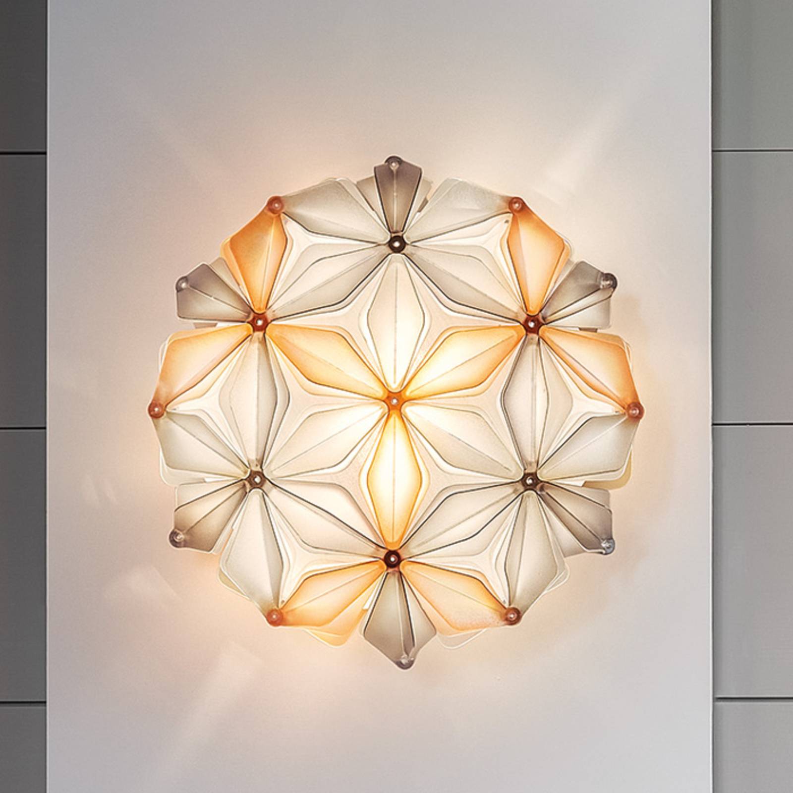 Slamp La Vie Mini Deckenleuchte Breite 34cm amber Slamp La Vie Mini Deckenleuchte Breite 34cm amber von Slamp