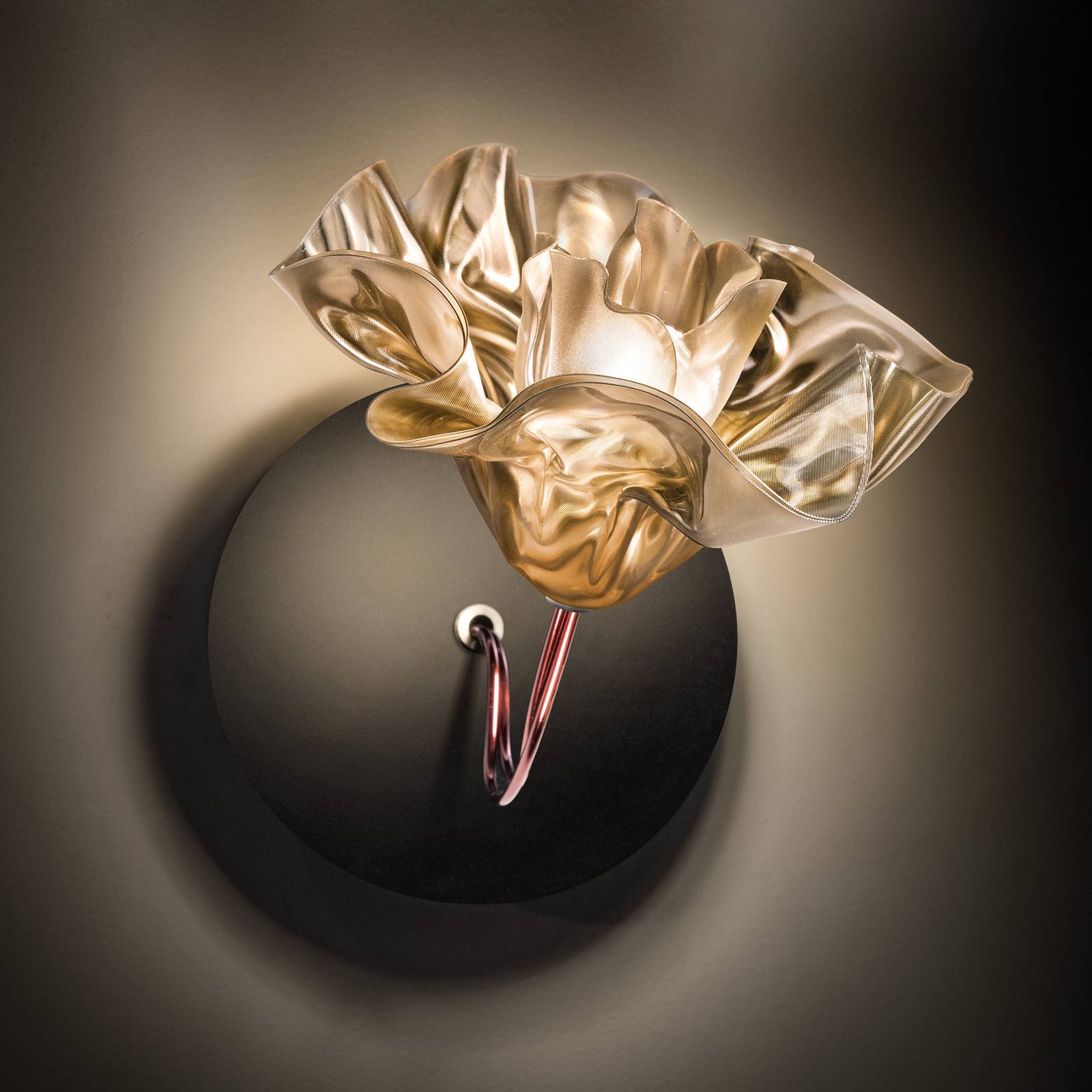 Slamp LaFleur LED-Wandleuchte, velvet Slamp LaFleur LED-Wandleuchte, velvet von Slamp