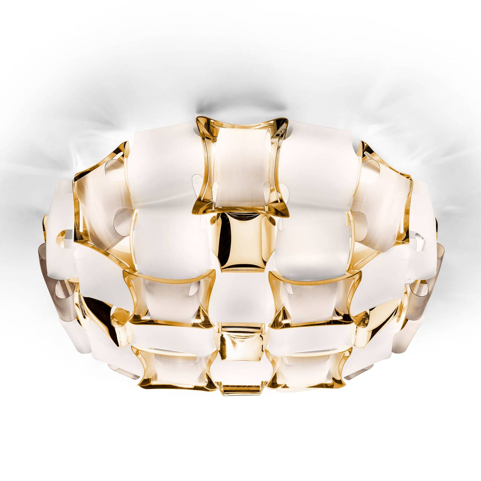 Slamp Mida Deckenleuchte, Ø 67 cm, gold/weiß Slamp Mida Deckenleuchte, Ø 67 cm, gold/weiß von Slamp