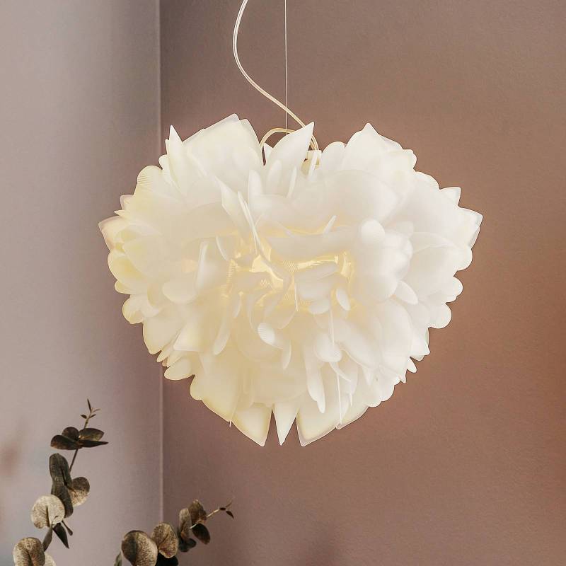 Slamp Veli Foliage Hängelampe weiß-transp. Ø 45cm von Slamp