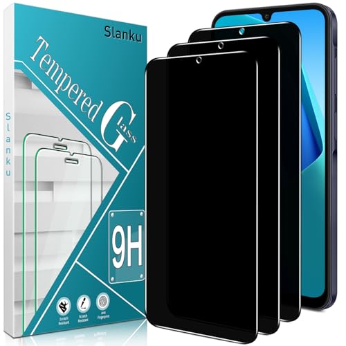 Slanku 3 Stück Sichtschutz Schutzfolie für Samsung Galaxy A26 5G, Anti-Spy, Frei von Kratzern, 9H Härte, Blasenfrei, HD Displayschutzfolie, Ultra-klar von Slanku