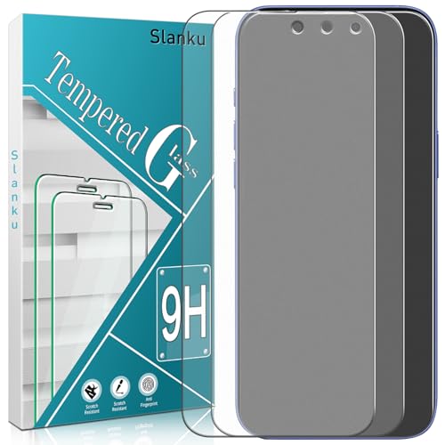 Slanku [3 Stück für iPhone 16 Matt Displayschutz, Anti-Fingerabdruck, Anti-Blend, Gehärtetes Glas Mit Vollständiger Abdeckung Slanku [3 Stück für iPhone 16 Matt Displayschutz, Anti-Fingerabdruck, Anti-Blend, Gehärtetes Glas Mit Vollständiger Abdeckung von Slanku