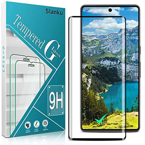 Slanku Schutzfolie für Google Pixel 7 Pro, 3D Gebogen, 9H Härte, Blasenfreie, Vollständige Abdeckung, Klar HD Displayschutzfolie von Slanku