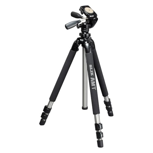 SLIK Pro 700 DX Stativ mit 700DX 3-Wege, Schwenk- und Neigekopf, Titan von Slik