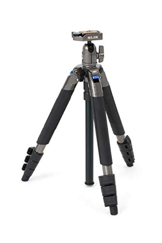 Slik Sprint Mini Dreibeinstativ (max. Arbeitshöhe 107 cm) grau von Slik