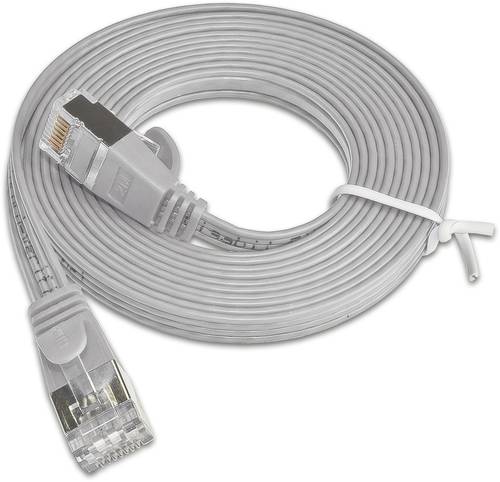 Slim Wirewin PKW-STP-SLIM-KAT6 2.0 RJ45 Netzwerkkabel, Patchkabel CAT 6 U/FTP 2.00m Grau flach 1St. von Slim Wirewin