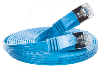 SLIM S6 2 BL - Cat.6 SLIM-Patchkabel, STP(PIMF), 2,0 m, blau von Slim