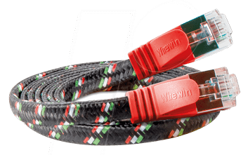 SLIM ST6 2 RT - Cat.6 SLIM-Tough-Kabel, F/FTP, 2,0 m, rot von Slim