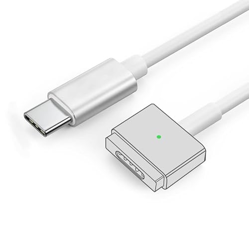 SlimQ USB-C-Kabel Magnetadapter USB-C auf 2 T-Tip-Kabel 1,8m PD 45W Schnellladefähigkeit, kompatibel mit altem MacBook Air nach dem Jahr 2012 (nur für MacBook Air) von SlimQ