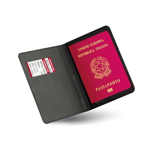 SlimTrack Reisepasshülle mit Apple Find My, kabelloses Aufladen, veganes Leder, Ultra Slim SlimTrack Reisepasshülle mit Apple Find My, kabelloses Aufladen, veganes Leder, Ultra Slim von SlimTrack