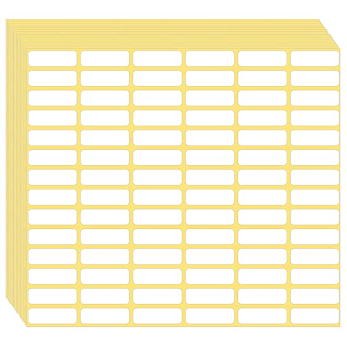 1680 Stück Weiße Klebeetiketten 20x10 mm Etiketten-aufkleber Universal Etiketten Selbstklebend Adressetiketten Blanko Etiketten für Büro Küche Schule von Sliverdew
