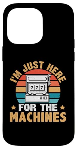 Schlitzmaschine: I'm Just Here For The Machines Hülle für iPhone 14 Pro Max Schlitzmaschine: I'm Just Here For The Machines Hülle für iPhone 14 Pro Max von Slot Machine And Slots Designs For Casino