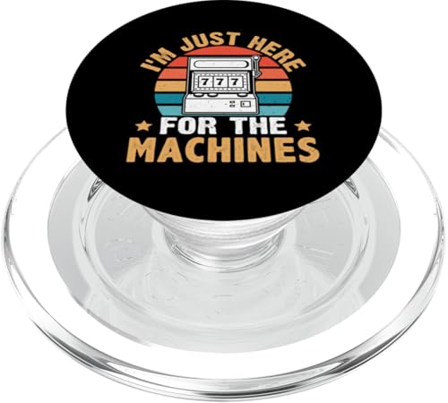 Schlitzmaschine: I'm Just Here For The Machines PopSockets PopGrip für MagSafe Schlitzmaschine: I'm Just Here For The Machines PopSockets PopGrip für MagSafe von Slot Machine And Slots Designs For Casino