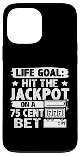 Schlitzmaschine: Lebensziel: Schlagen Sie den Jackpot auf einer 75-Cent-Wette Hülle für iPhone 13 Pro Max Schlitzmaschine: Lebensziel: Schlagen Sie den Jackpot auf einer 75-Cent-Wette Hülle für iPhone 13 Pro Max von Slot Machine And Slots Designs For Casino