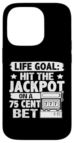 Schlitzmaschine: Lebensziel: Schlagen Sie den Jackpot auf einer 75-Cent-Wette Hülle für iPhone 14 Pro Schlitzmaschine: Lebensziel: Schlagen Sie den Jackpot auf einer 75-Cent-Wette Hülle für iPhone 14 Pro von Slot Machine And Slots Designs For Casino