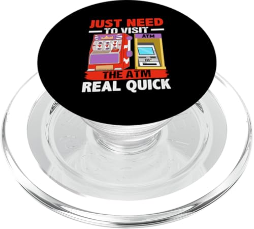 Schlitzmaschine: Sie müssen nur den Geldautomaten wirklich schnell besuchen PopSockets PopGrip für MagSafe Schlitzmaschine: Sie müssen nur den Geldautomaten wirklich schnell besuchen PopSockets PopGrip für MagSafe von Slot Machine And Slots Designs For Casino