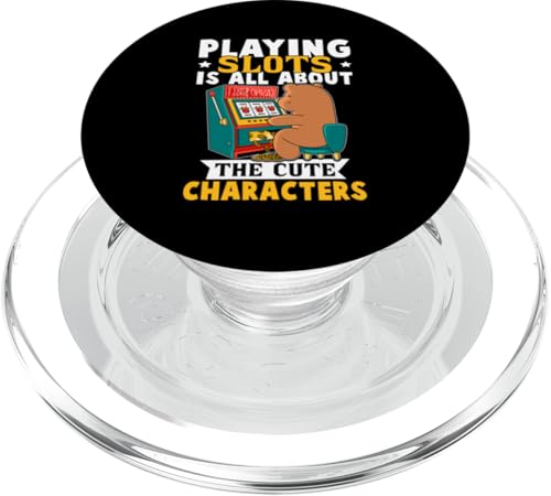 Schlitzmaschine: Spielplätze sind alles um die niedlichen Charaktere PopSockets PopGrip für MagSafe von Slot Machine And Slots Designs For Casino