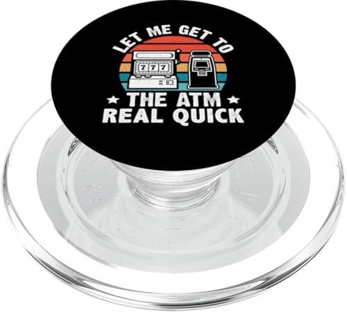 Spielautomat: Lass mich ganz schnell zum Geldautomaten gehen PopSockets PopGrip für MagSafe Spielautomat: Lass mich ganz schnell zum Geldautomaten gehen PopSockets PopGrip für MagSafe von Slot Machine And Slots Designs For Casino