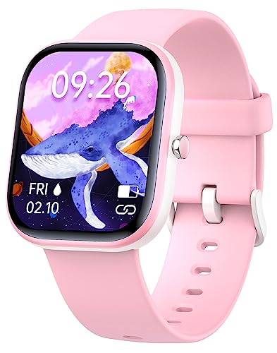 Kinder Smartwatch für Jungen und Mädchen,IP68 wasserdichte Fitness Aktivitäts Tracker Uhr,Herzfrequenz Schlafmonitor,19 Sportmodi,Schrittzähler,Wecker,Kindergeschenke Teenager ab 5 Jahren von Slothcloud