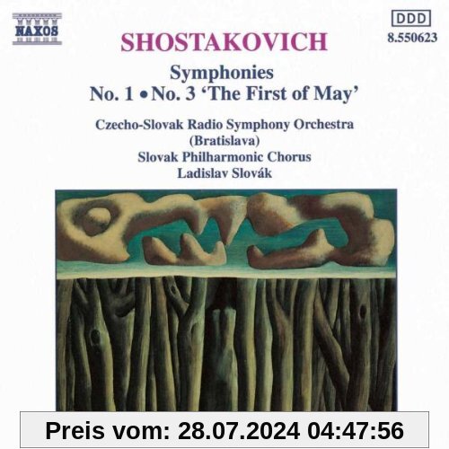 Shostakovich: Symphonies 1&3 von Slovak