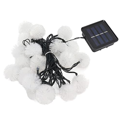 Solar-Lichterkette, Solar Fairy Lights Outdoor, Löwenzahn-Lichterkette, LED-Licht, Bunt, Für Den Außenbereich, Garten, Balkon, Dekorationen Für Den Außenbereich, Terrasse, Hof Und Gartendekoration von Sluffs