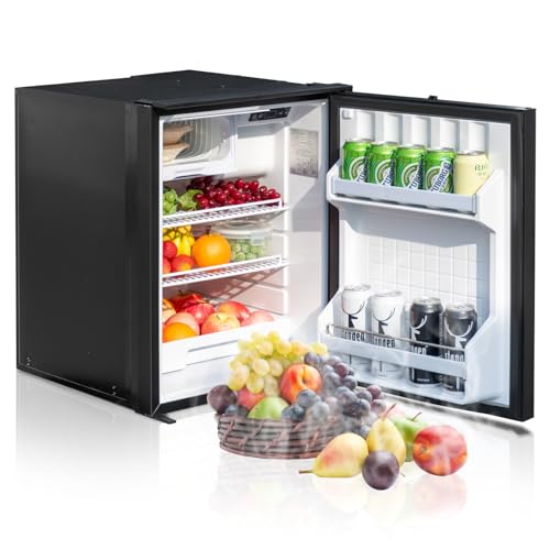 Smad 85L Kompressor Kühlschrank 12V, Wohnwagen Kühlschrank mit Gefrierschrank, 12V Camping Kühlschrank, Leiser Kühlschrank für Caravan, 6L Gefrierschrank, Schwarz Smad 85L Kompressor Kühlschrank 12V, Wohnwagen Kühlschrank mit Gefrierschrank, 12V Camping Kühlschrank, Leiser Kühlschrank für Caravan, 6L Gefrierschrank, Schwarz von Smad