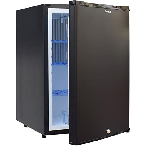 Smad Camping Kühlschrank 12V 230V, Wohnmobil Kühlschrank 50L, Absorber Kühlschrank für Auto, LKW, 0-10 ° C, Leiser Kühlschrank mit Schloss, Schwarz Smad Camping Kühlschrank 12V 230V, Wohnmobil Kühlschrank 50L, Absorber Kühlschrank für Auto, LKW, 0-10 ° C, Leiser Kühlschrank mit Schloss, Schwarz von Smad