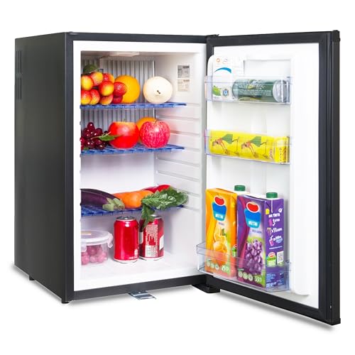 Smad 50L Camping Kühlschrank 12V 230V, Wohnmobil Kühlschrank 12V, Leiser Absorber Kühlschrank 12V für Auto, LKW, 0-10 ° C, Camper Kühlschrank mit Schloss, Wendetür, Schwarz Smad 50L Camping Kühlschrank 12V 230V, Wohnmobil Kühlschrank 12V, Leiser Absorber Kühlschrank 12V für Auto, LKW, 0-10 ° C, Camper Kühlschrank mit Schloss, Wendetür, Schwarz von Smad