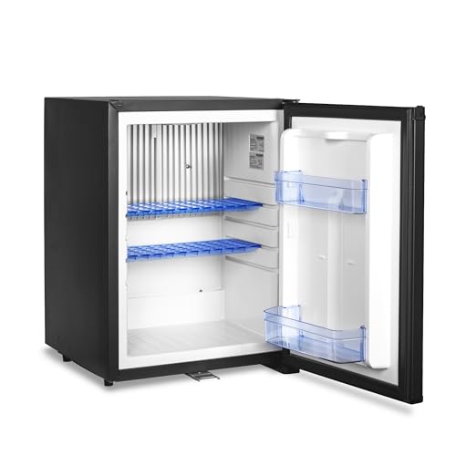 Smad Camping Kühlschrank 12v 230v, 40L, Leiser Wohnmobil Kühlschrank mit Schloss, Absorber Kühlschrank 12v, 0-10℃, Reversible Tür Smad Camping Kühlschrank 12v 230v, 40L, Leiser Wohnmobil Kühlschrank mit Schloss, Absorber Kühlschrank 12v, 0-10℃, Reversible Tür von Smad