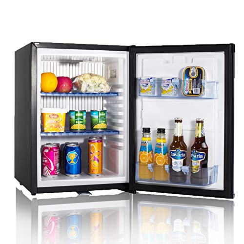Smad Camping Kühlschrank 12v 230v, Wohnmobil Kühlschrank 40L, 12v Kühlschrank mit Schloss, Leise Kühlschrank Camper, Reversible Tür, Schwarz Smad Camping Kühlschrank 12v 230v, Wohnmobil Kühlschrank 40L, 12v Kühlschrank mit Schloss, Leise Kühlschrank Camper, Reversible Tür, Schwarz von Smad