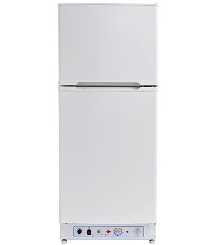Smad Gas Kühlschrank mit Gefrierfach, Gas/230V, Kühl-Gefrierkombination 175L, für Ferienhaus Garage Wohnwagen Wohnmobil Wohnzimmer, Weiß Smad Gas Kühlschrank mit Gefrierfach, Gas/230V, Kühl-Gefrierkombination 175L, für Ferienhaus Garage Wohnwagen Wohnmobil Wohnzimmer, Weiß von Smad
