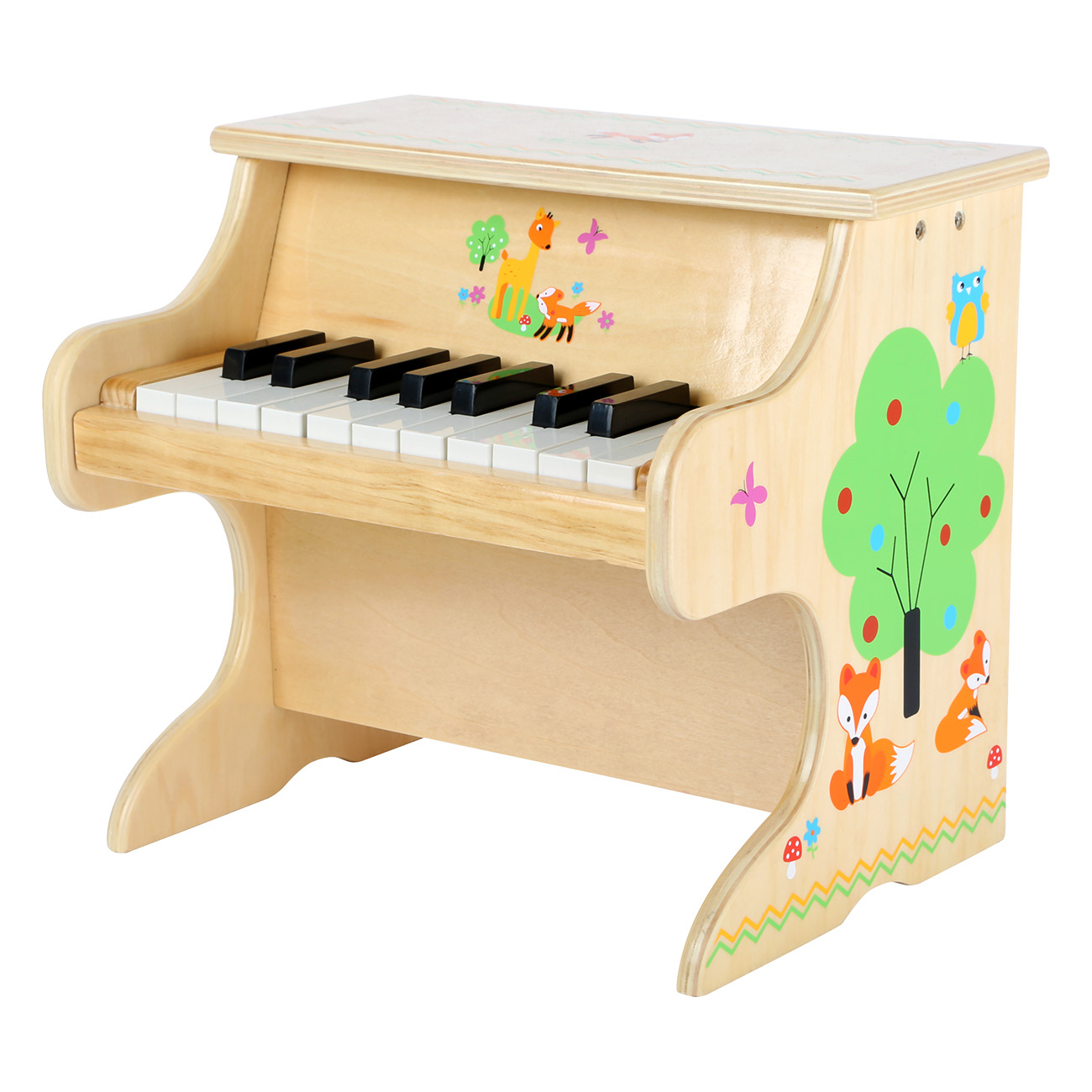 Small Foot Klavier Kleiner Fuchs 10724 | Kinderinstrument | trainiert die Geduld | Auffassungsgabe | Konzentrationsf?higkeit | Fingerfertigkeit von Small Foot