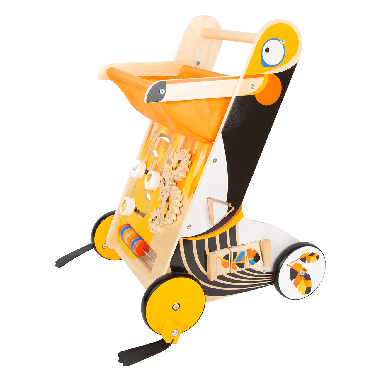 Small Foot Tukan 11737 | Lauflernwagen | Holzbausteine | Steckspiel | Hupe | Drehklappe | Labyrinth | Zahnr?der | exotischer Tukan-Look | Platschf??e Small Foot Tukan 11737 | Lauflernwagen | Holzbausteine | Steckspiel | Hupe | Drehklappe | Labyrinth | Zahnr?der | exotischer Tukan-Look | Platschf??e von Small Foot