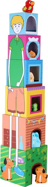 Small Foot Stapelwürfel mit Figuren Haustiere von Small