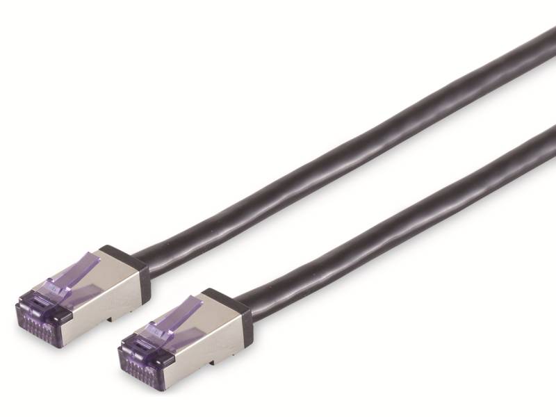 SMART-MULTIMEDIA CAT.6a Netzwerkkabel Superflex, S/FTP, schwarz, 3,0m von Smart-Multimedia
