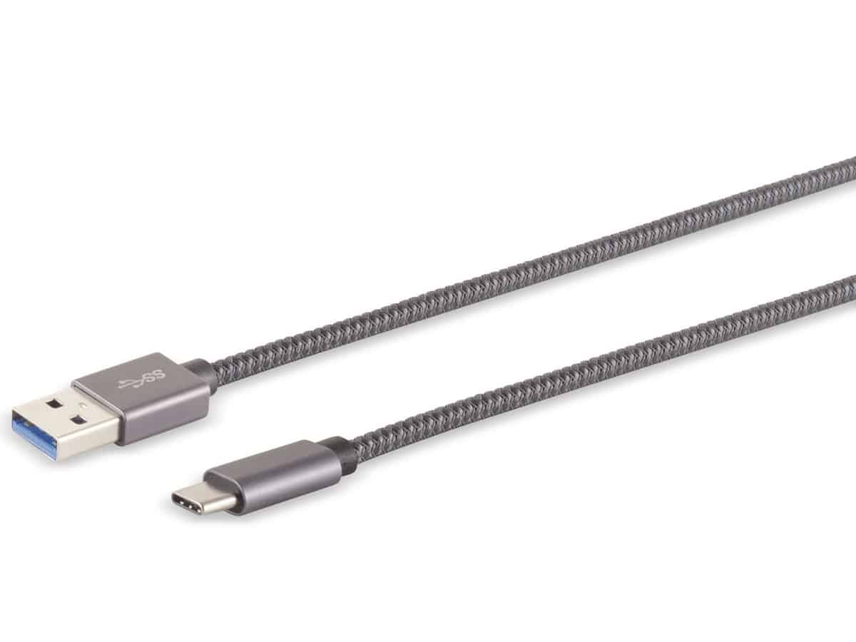 SMART-MULTIMEDIA USB-A Adapterkabel, USB-C, 3.2 Gen 2, Pro, 1,0m von Smart-Multimedia