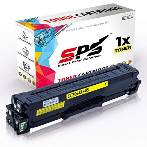Kompatibel Y504 CLT-Y504S Toner für Samsung CLP-415 Tonerkartusche Gelb CLP415 CLP415N CLP415NW CLX4190 CLX4195 CLX4195DW CLX4195FN CLX4195FNPREMIUMLINE CLX4195FW CLX4195N Xpress SLC1810 SLC1810OW von Smart Print Solutions